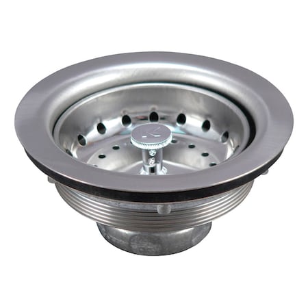 Plumb Pak Keeney 3 1/2 in. Chrome Stainless Steel Sink Strainer 1431SSBX